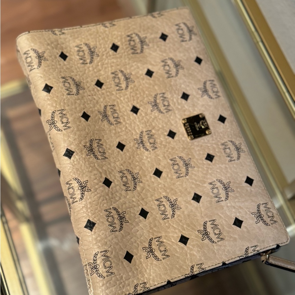 Authentic mcm clutch